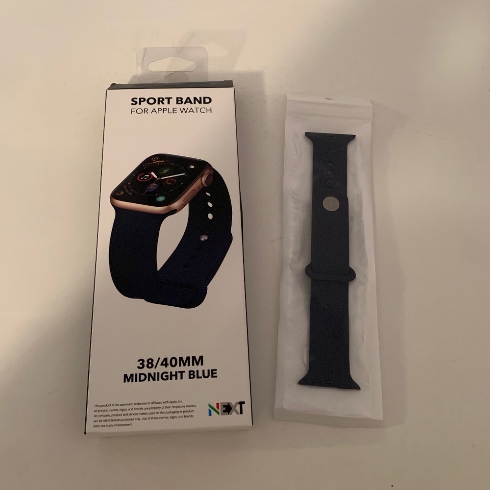 Apple Watch Sport Band Midnight Blue